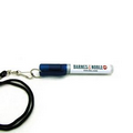 8 Ml Hand Sanitizer Spray Bottle w/Rope Lanyard - Navy Blue